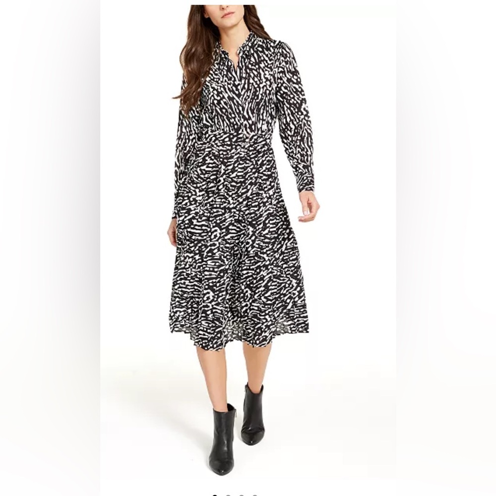 Alfani Printed Fit & Flare Dress